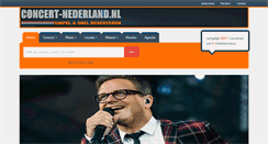 Desktop Screenshot of concert-nederland.nl