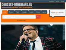 Tablet Screenshot of concert-nederland.nl